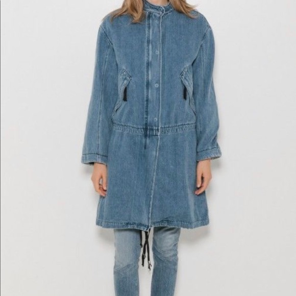 denim parka jacket